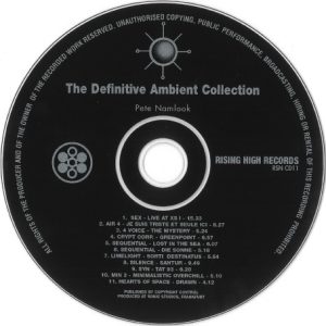 Pete Namlook / The Definitive Ambient Collection (Disc Only)