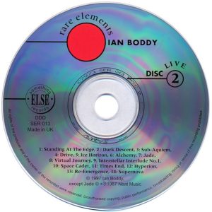 Ian Boddy / Rare Elements (Disc 2 (The Live Disc) only - No Artwork)