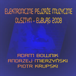 Adam Bownik, Andrzej Mierzyński, Piotr Krupski / Elektroniczne pejzaże muzyczne - Olsztyn-Elbląg 2008 (Rare)